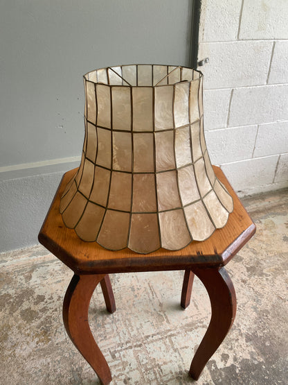 Vintage Capiz Shell Lamp Shade