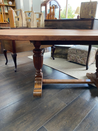 Vintage Cedar & Oak 6-8 Seat Dining Table