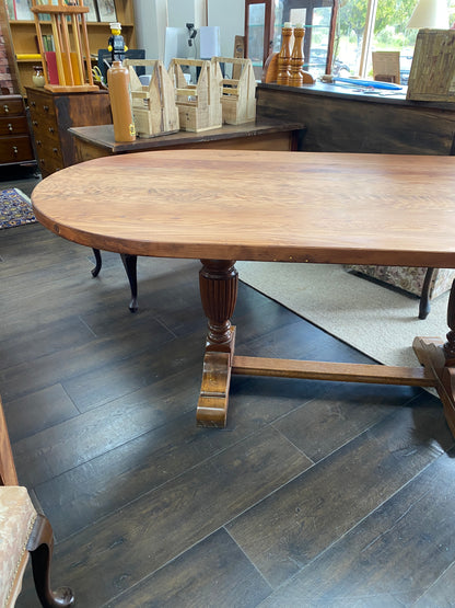 Vintage Cedar & Oak 6-8 Seat Dining Table