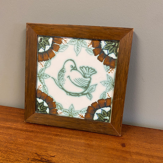 Vintage Ceramic Dove Wall Hanging