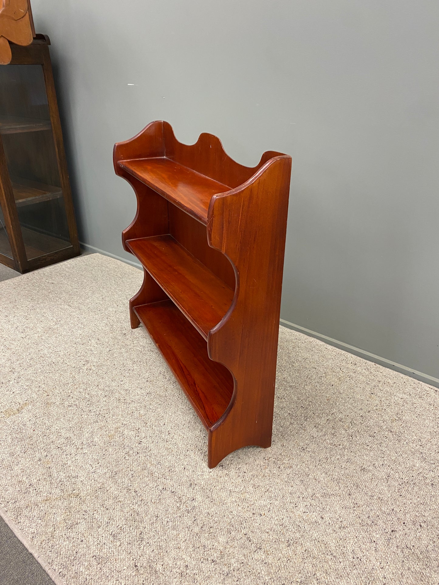 Vintage Country Style Mahogany Bookcase