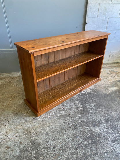Vintage Country Style Pitch Pine Bookcase