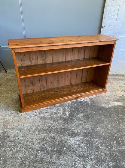 Vintage Country Style Pitch Pine Bookcase