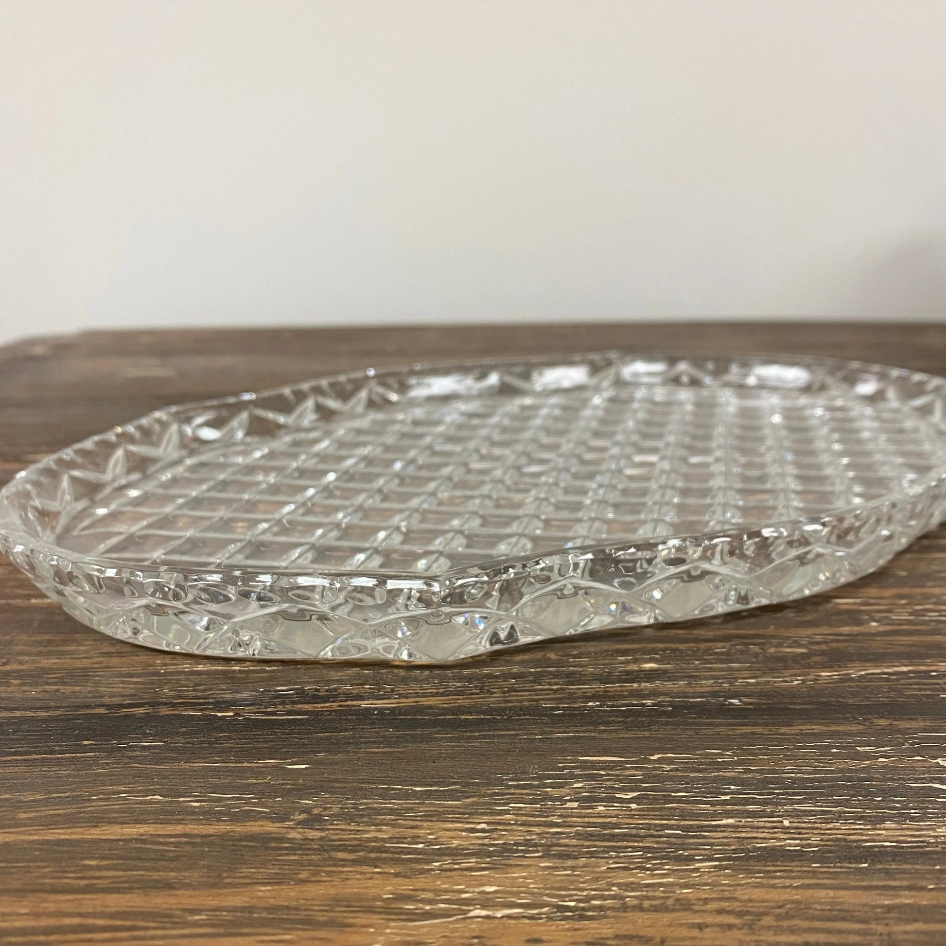 Vintage Crystal Vanity Tray - Plots & Pickles