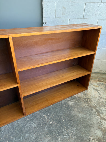 Vintage Custom Built Solid Rimu Bookcase