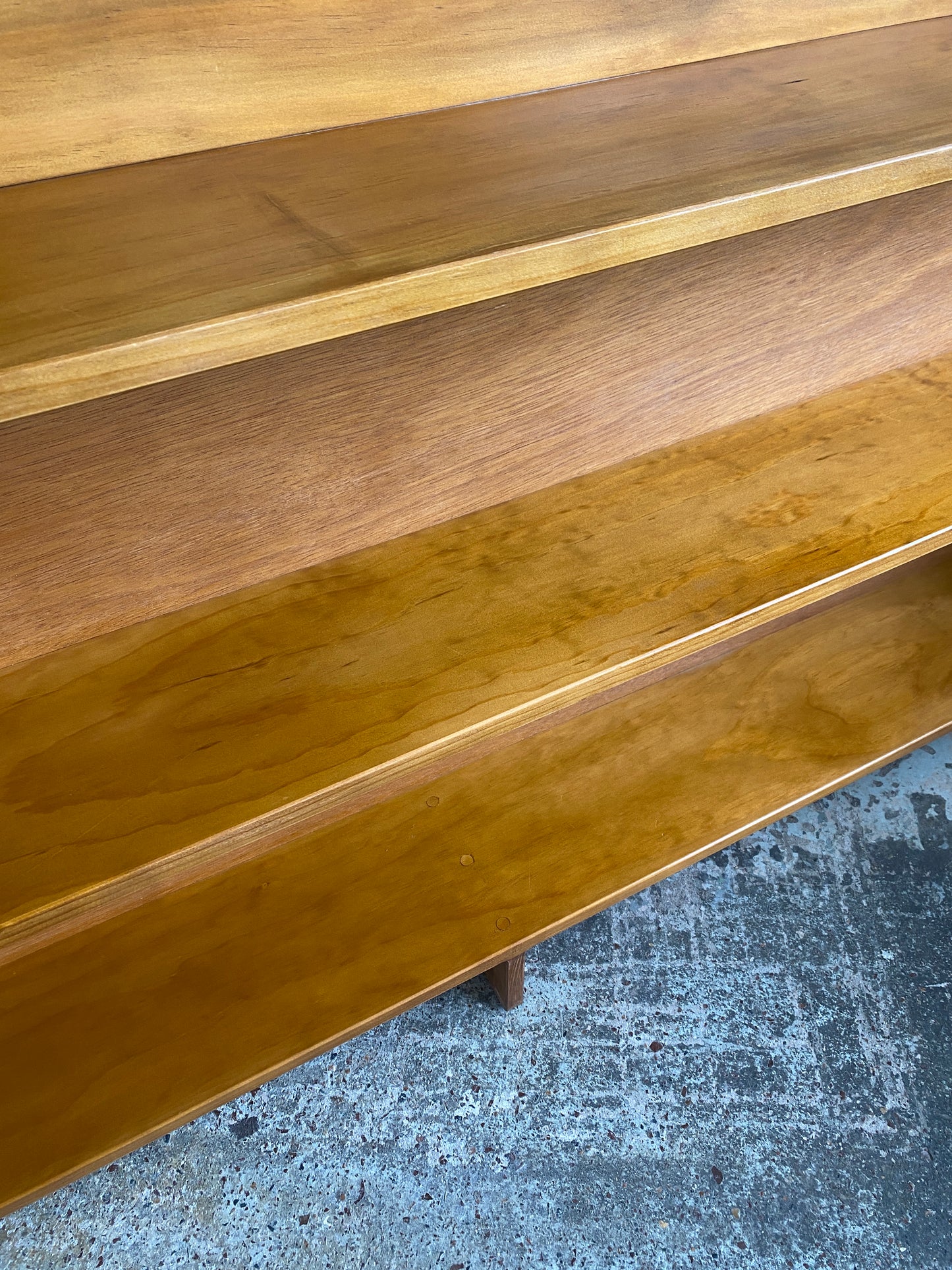 Vintage Custom Low Church Bookcase