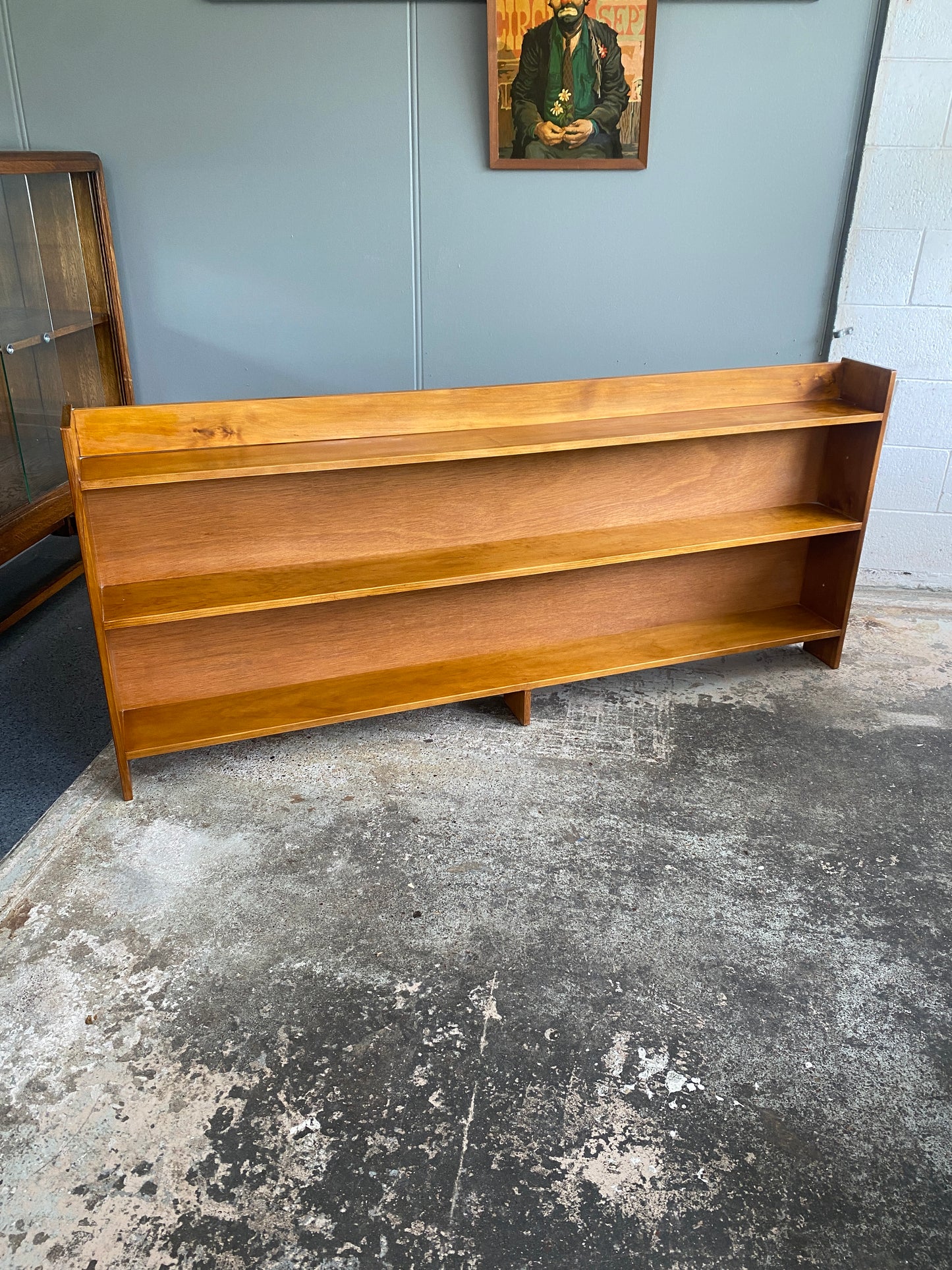 Vintage Custom Low Church Bookcase
