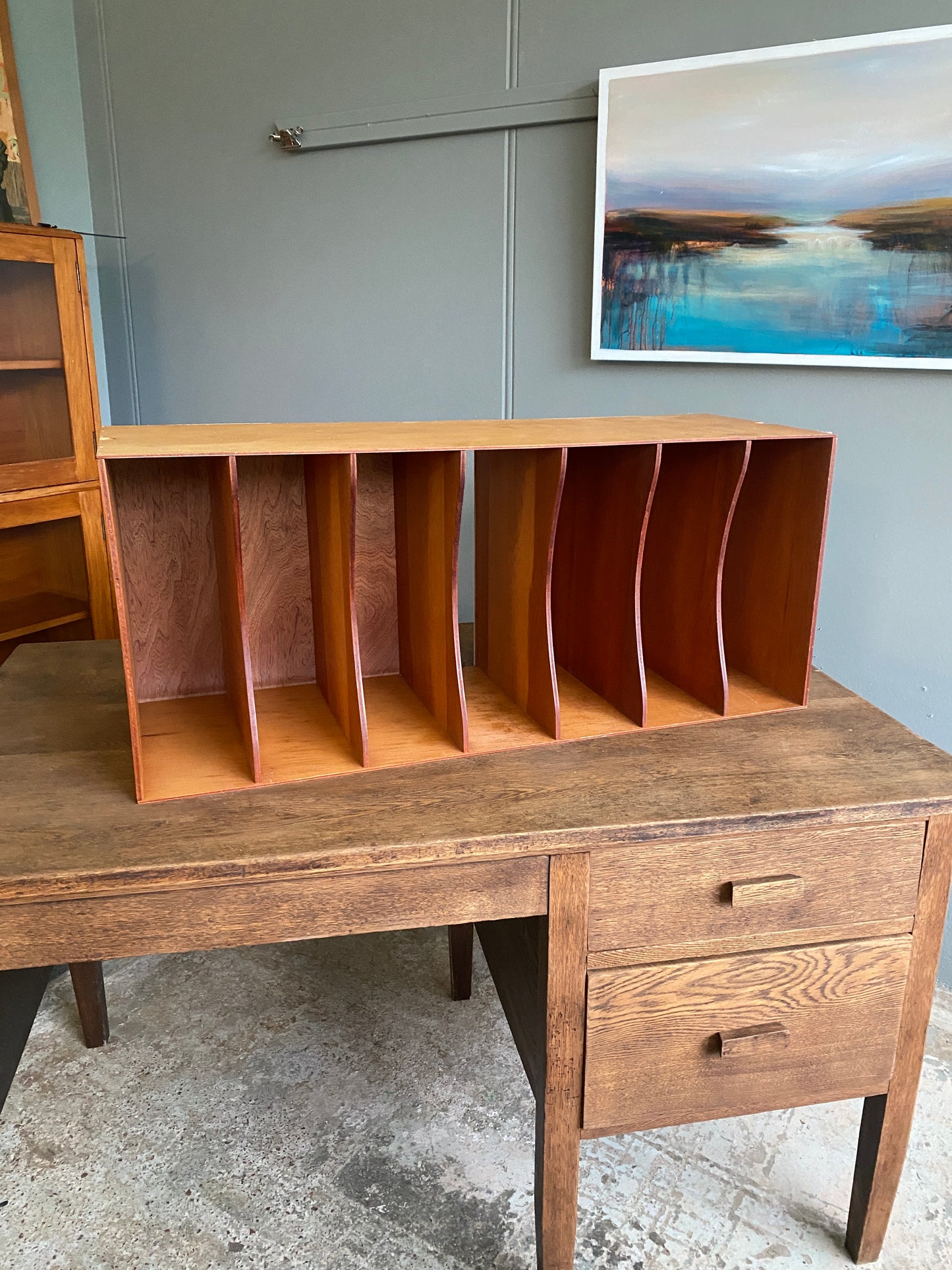 Vintage Custom Made Lightweight LP Rack (Approx 100)