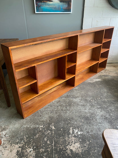 Vintage Custom Made Rimu Large Bookcase