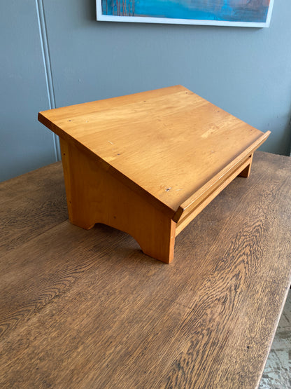 Vintage Custom Made Rimu Lectern/Book Stand