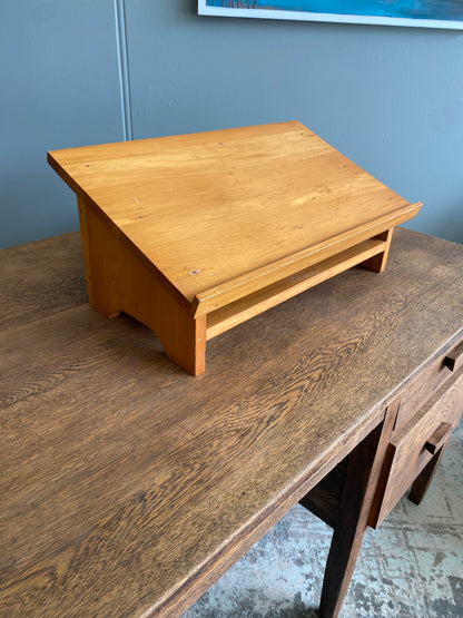 Vintage Custom Made Rimu Lectern/Book Stand