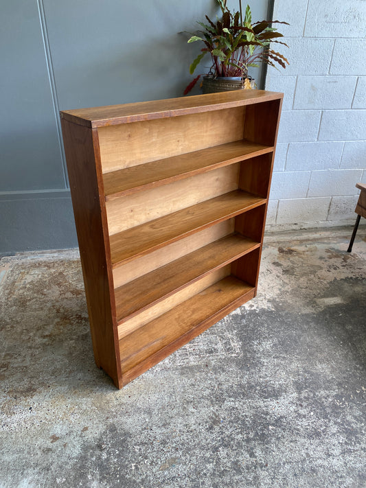 Vintage Custom Oak Bookcase