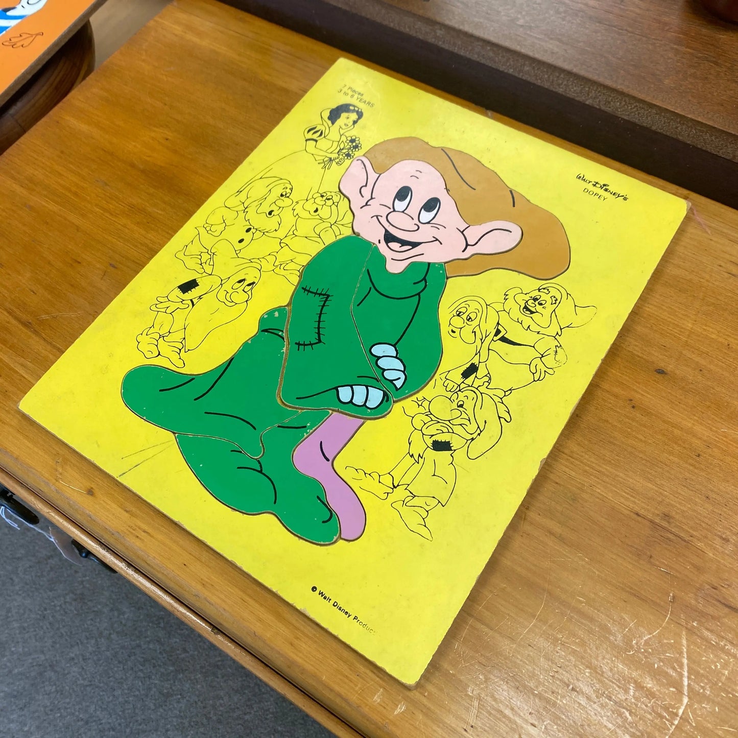 Vintage Disney Dopey Jigsaw