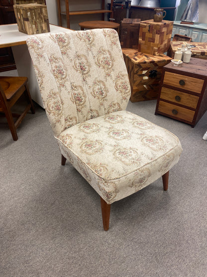 Vintage Embroidered Occasional Chair