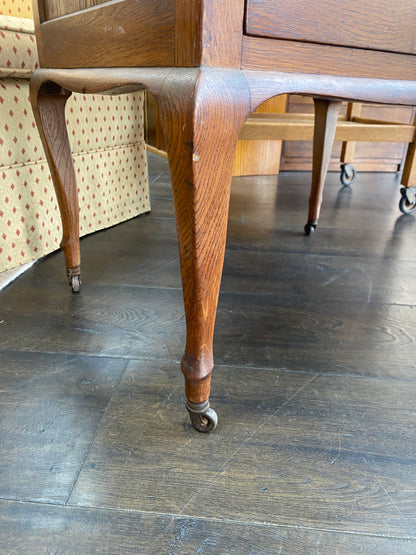 Vintage English Oak Estate Tallboy