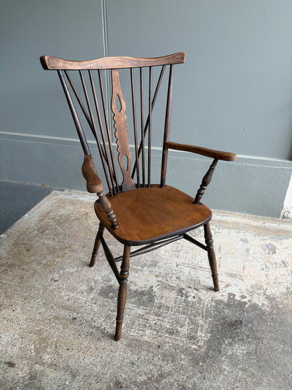 Vintage English Windsor Armchair