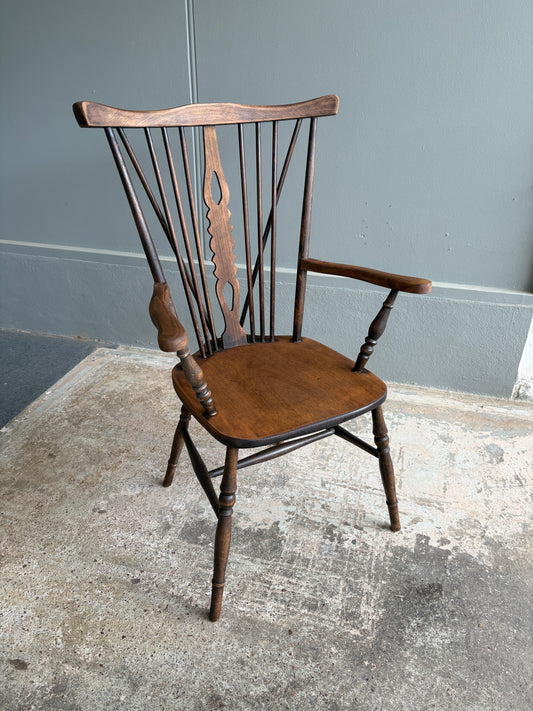 Vintage English Windsor Armchair