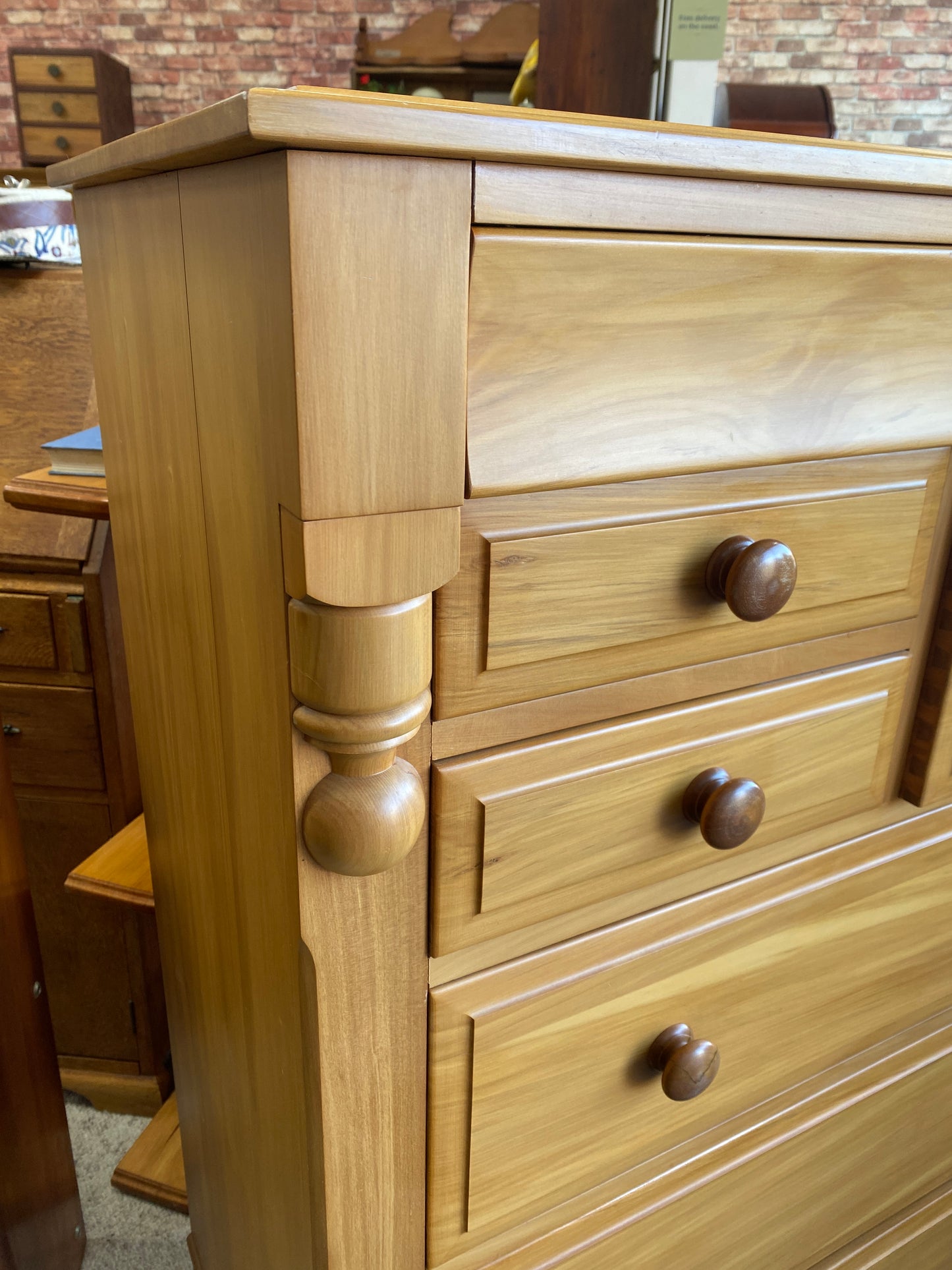 Vintage Fijian Kauri Dresser
