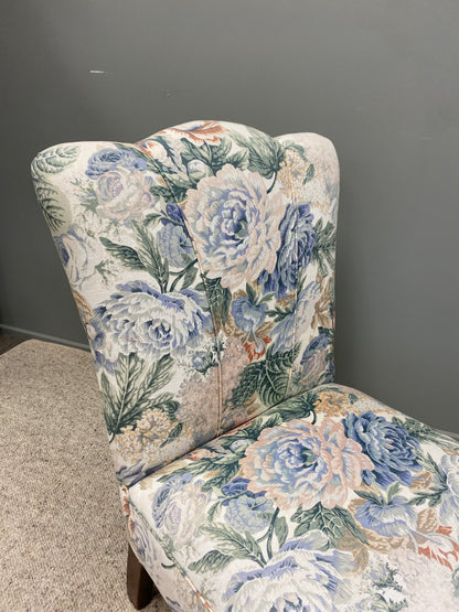 Vintage Floral Occasional Chair