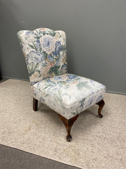 Vintage Floral Occasional Chair