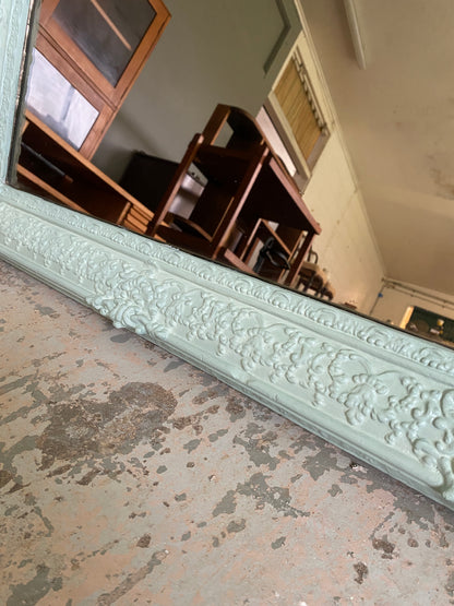 Vintage French Plaster Rococo Style Mirror
