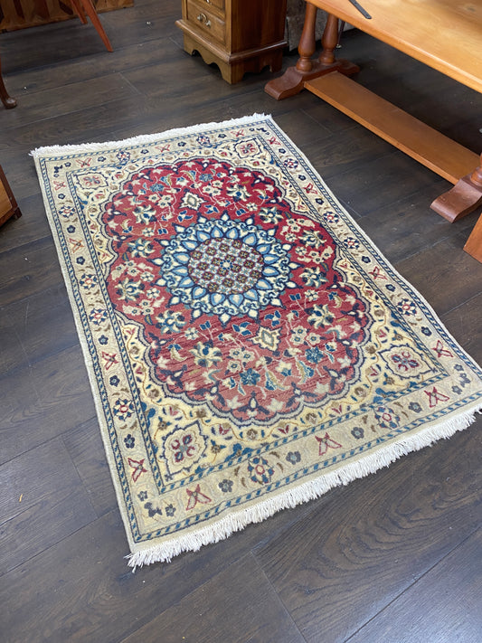 Vintage Hand Knotted Persian Rug 1330mm x 900mm