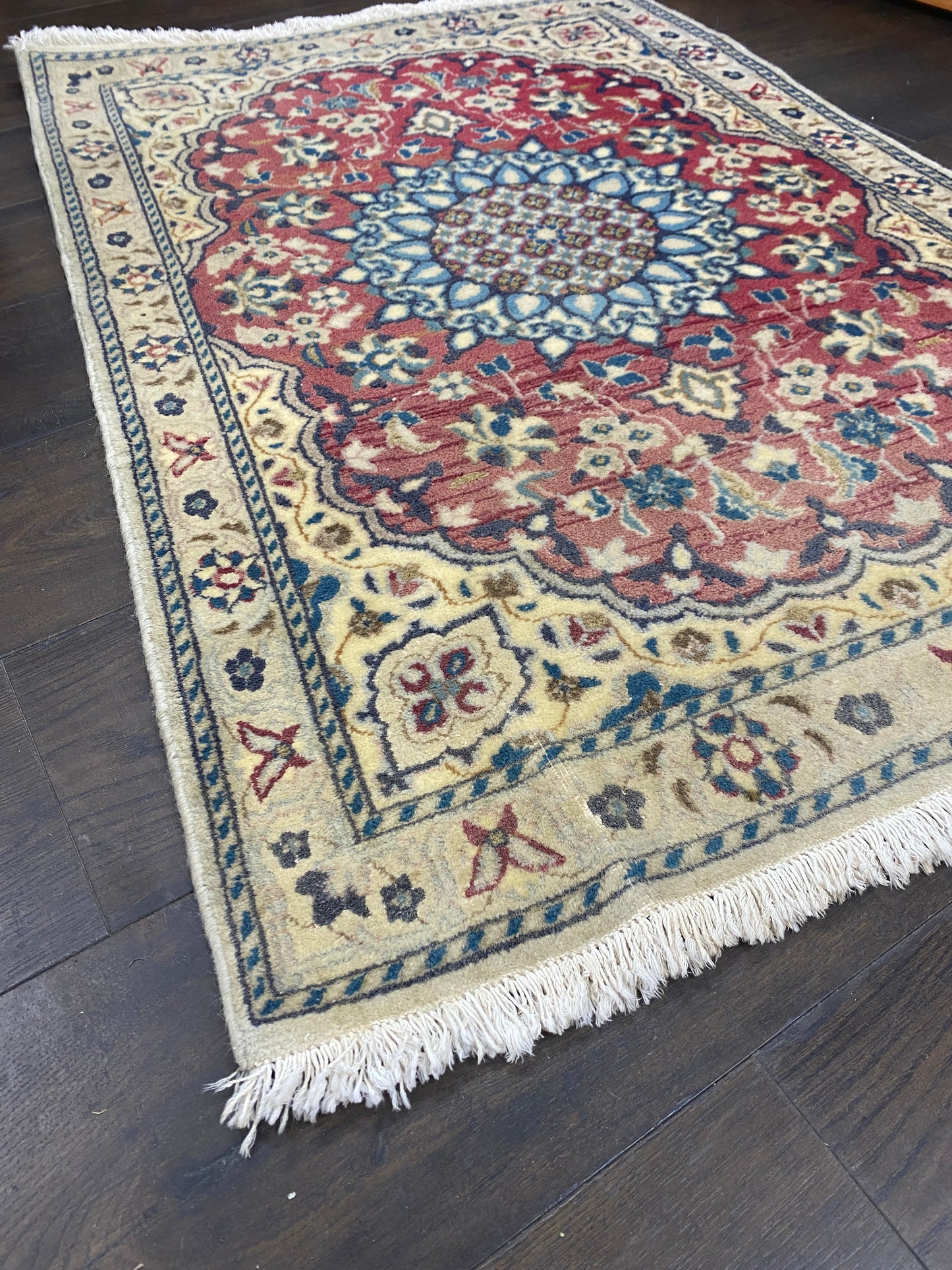 Vintage Hand Knotted Persian Rug 1330mm x 900mm