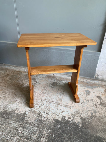 Vintage Hand Made Maple Hall Table