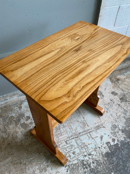 Vintage Hand Made Maple Hall Table