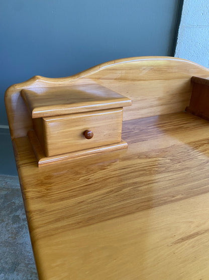Vintage Handmade Custom Rimu Crafters Desk
