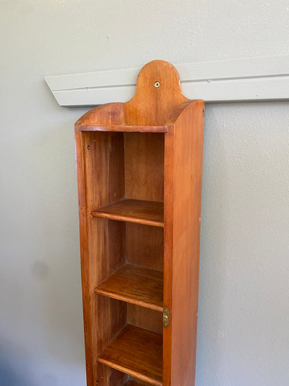 Vintage Handmade Rimu Spice Rack