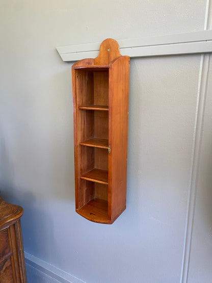 Vintage Handmade Rimu Spice Rack