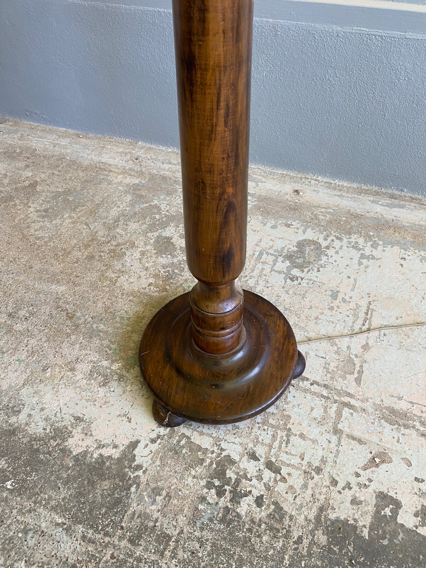 Vintage Hardwood Standard Lamp