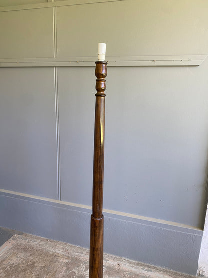 Vintage Hardwood Standard Lamp