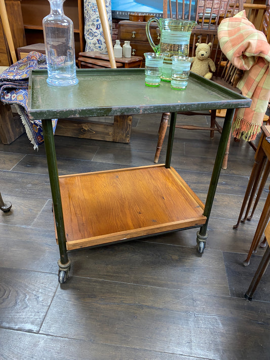 Vintage Industrial Converted Drinks Trolley