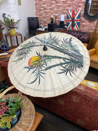 Vintage Japanese Bamboo Parasol