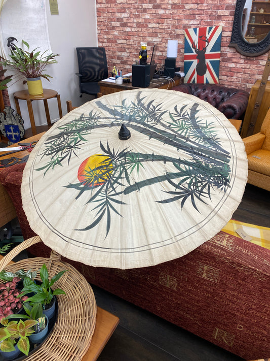 Vintage Japanese Bamboo Parasol