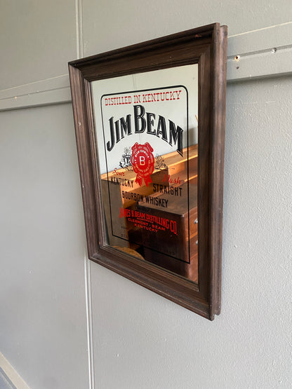 Vintage Jim Beam Bar Mirror