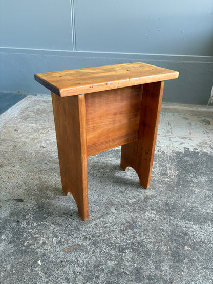 Vintage Kauri Arts & Crafts Style Stool