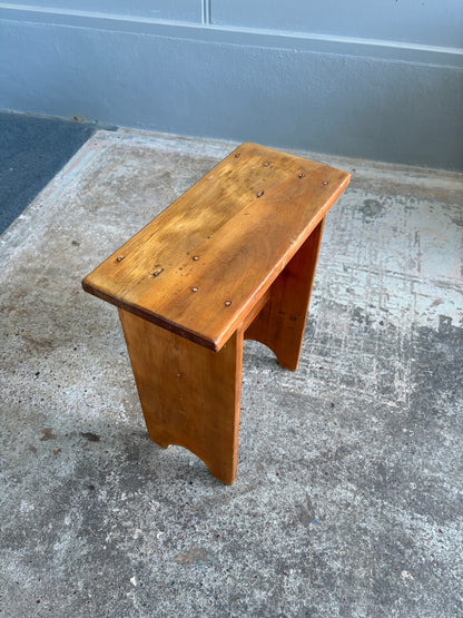 Vintage Kauri Arts & Crafts Style Stool