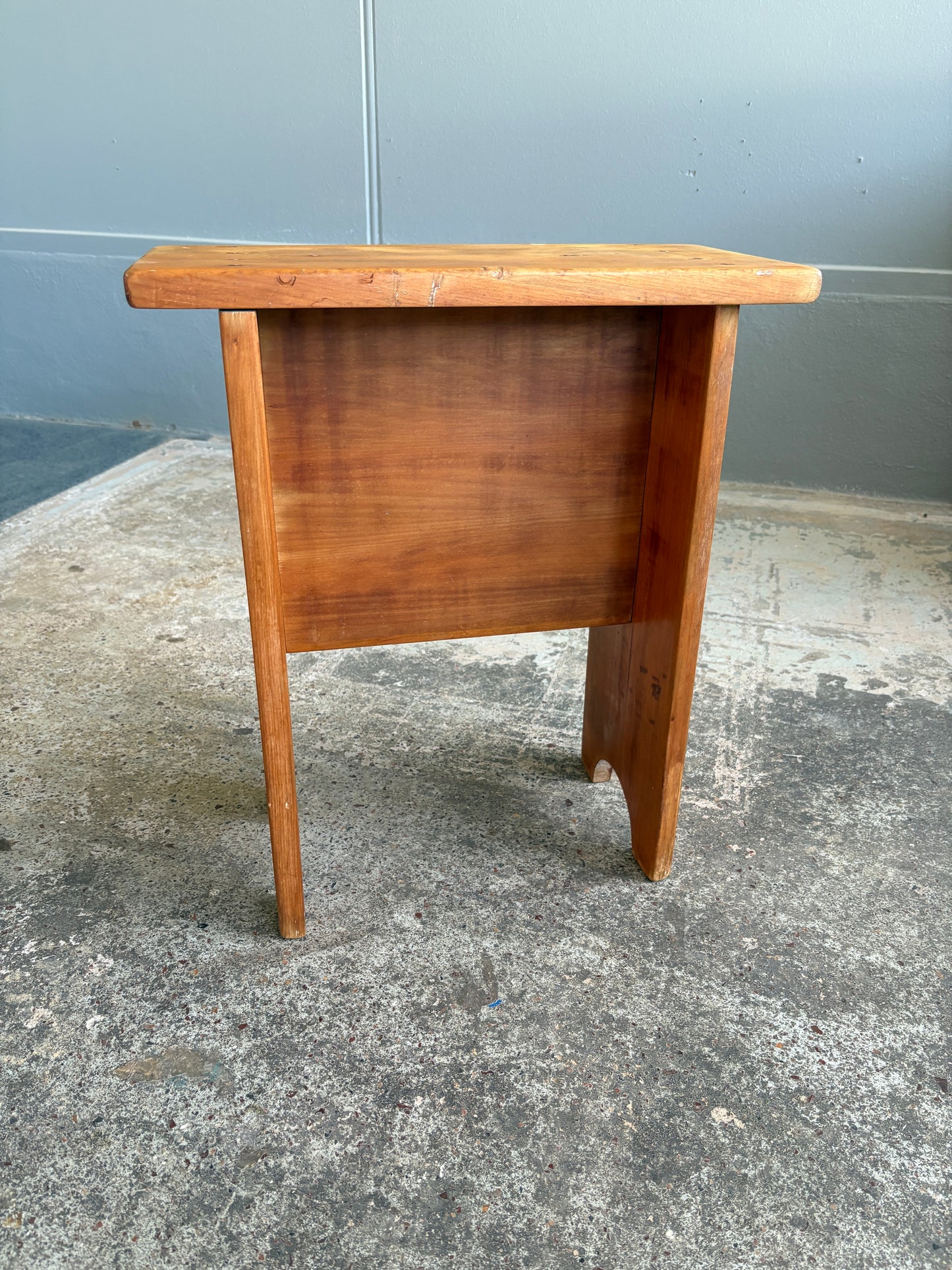 Vintage Kauri Arts & Crafts Style Stool