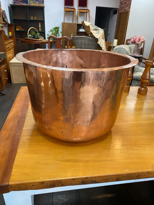 Vintage Large Copper Planter