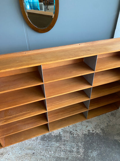 Vintage Large Custom Made Rimu Bookcase