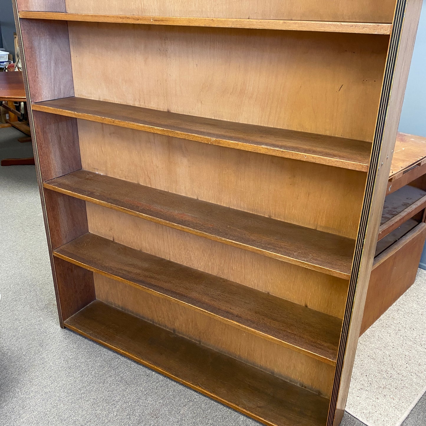 Vintage Large Library Bookcase