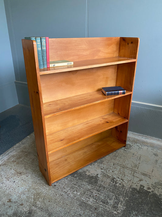 Vintage Large Pine Bookcase