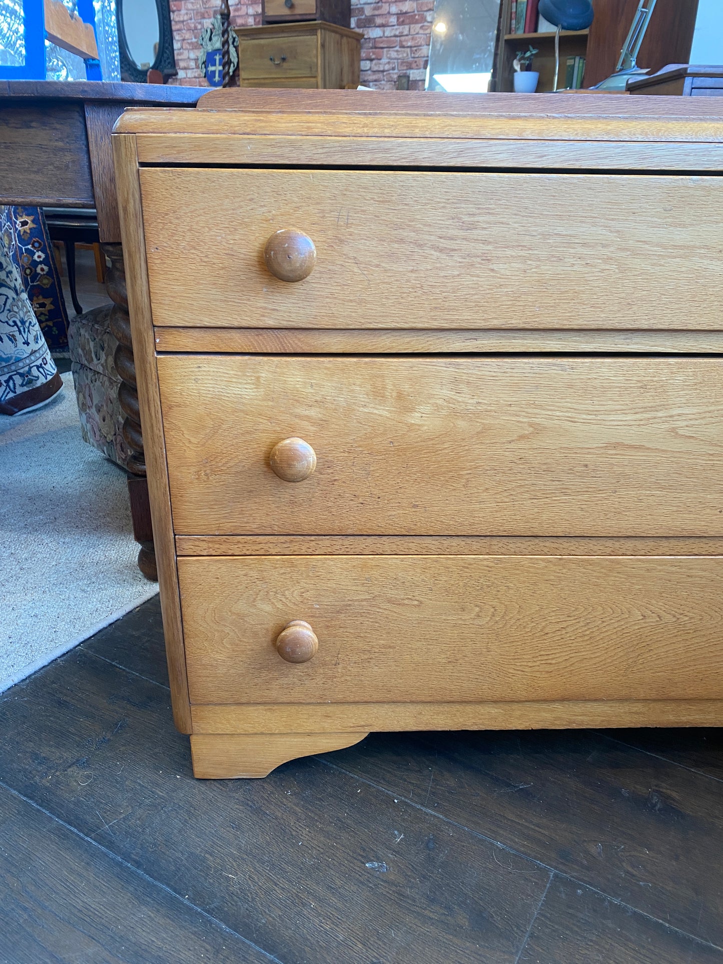 Vintage Light Oak Drawers
