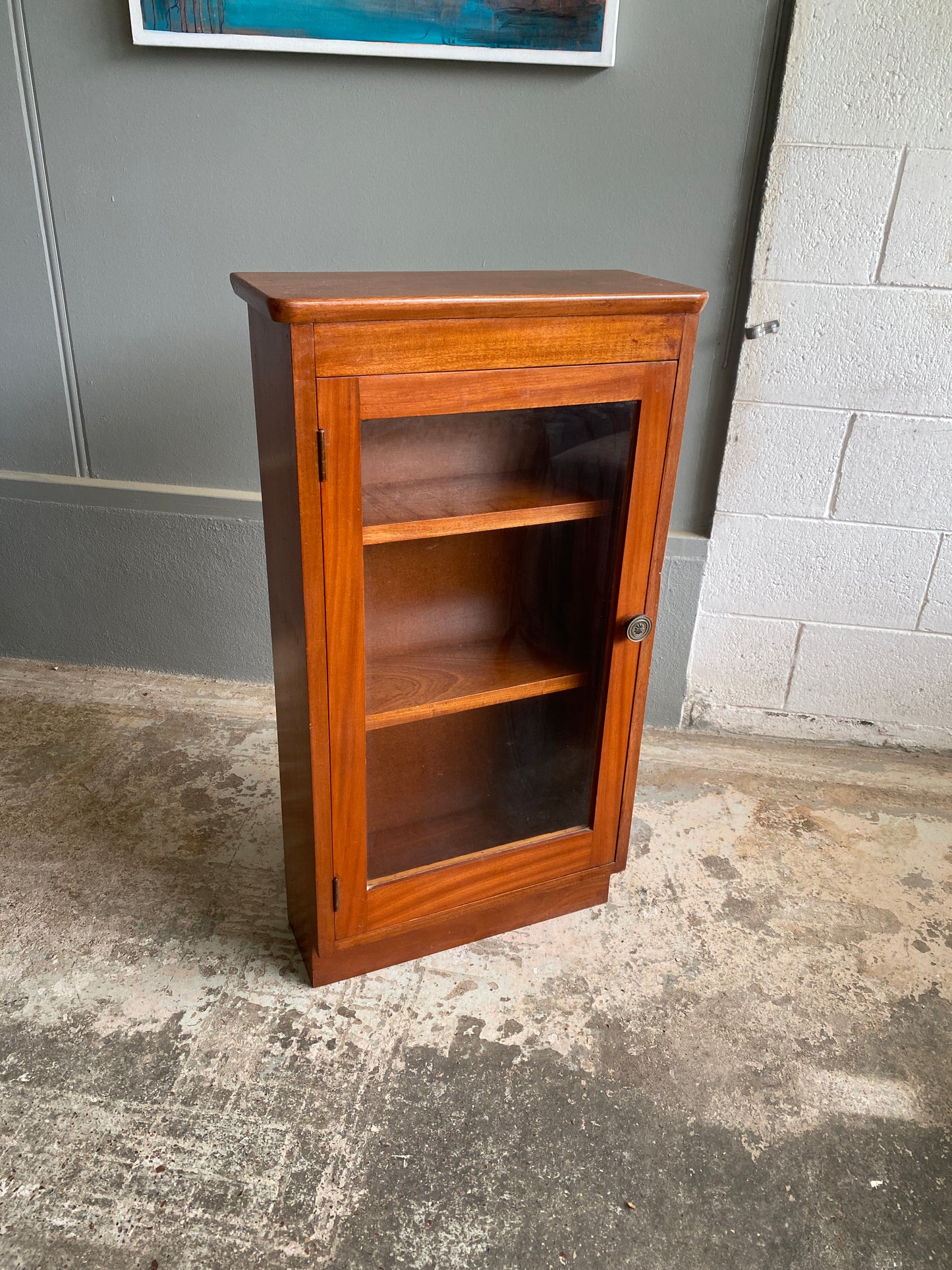 Vintage Mahogany Display Case