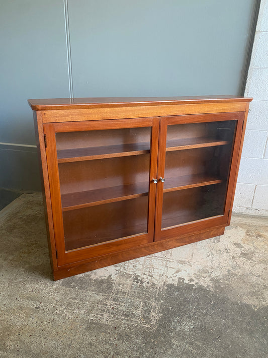 Vintage Mahogany Double Book/Display Case