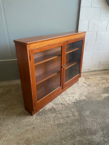 Vintage Mahogany Double Book/Display Case