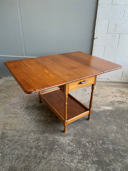 Vintage Maple Drop Leaf Dining Table